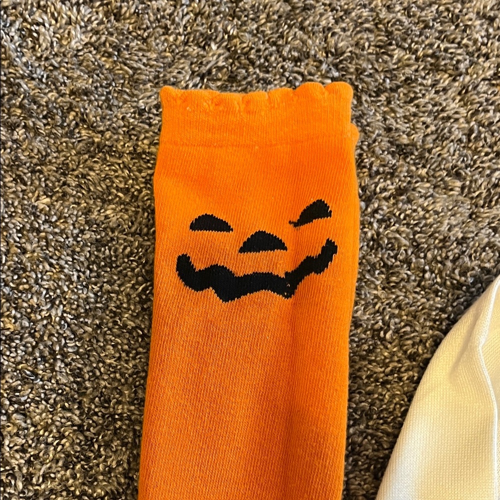 Halloween Care Bears Pajama Set with pumpkin knee high socks - Picture 8 of 11